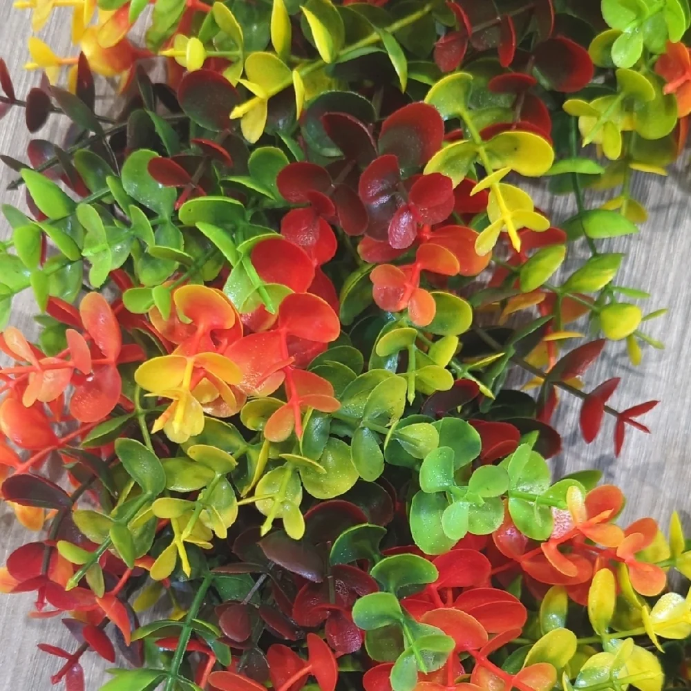 Vibrant Multicolor Eucalyptus Holiday Wreath